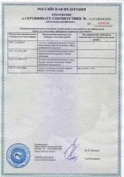 Сертификат на автоклав